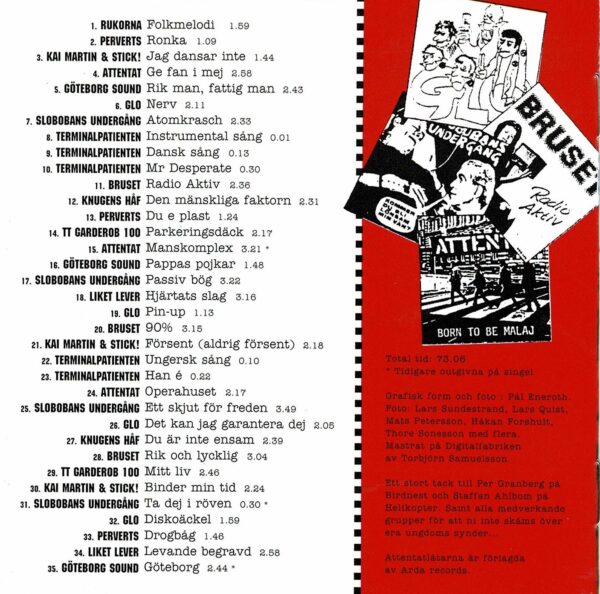 Samlings CD - Gbg punk 1977 - 1980 - CD - Bild 2