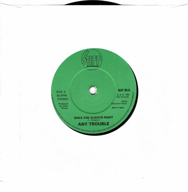 Any Trouble - Girls are always right / No idea - 7" Inte bildomslag