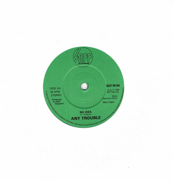 Any Trouble - Girls are always right / No idea - 7" Inte bildomslag - Bild 4