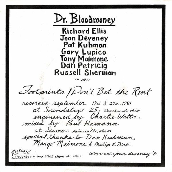 Dr. Bloodmoney - Laughing Hyena Walks The Tight Rope - 7" - Bild 2