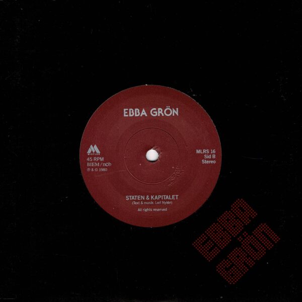 Ebba Grön - Ung & kåt / Staten & kapitalet - 7" - Bild 2