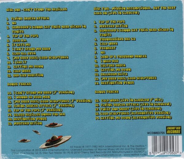 Rezillos - Flying saucer attack - 2 CD - Bild 2
