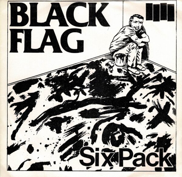Black Flag - Six pack - 7" - Medfaret omslag