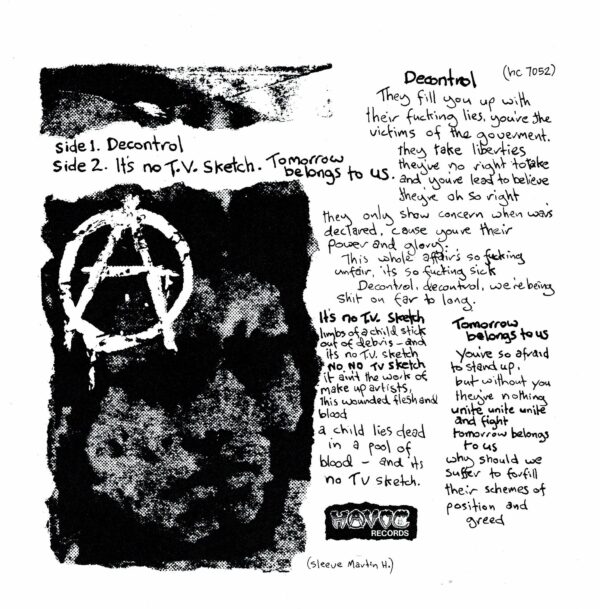 Discharge - Decontrol - 7" - Bild 2