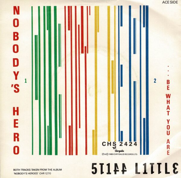 Stiff Little Fingers - Nobody's hero / Tin soldiers - 7 "